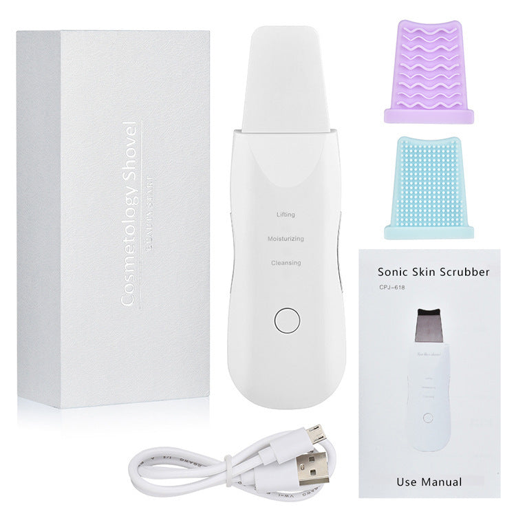 Ultrasonic Skin Scrubber – Deep Pore Cleansing & Blackhead Removal Device