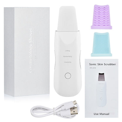 Ultrasonic Skin Scrubber – Deep Pore Cleansing & Blackhead Removal Device