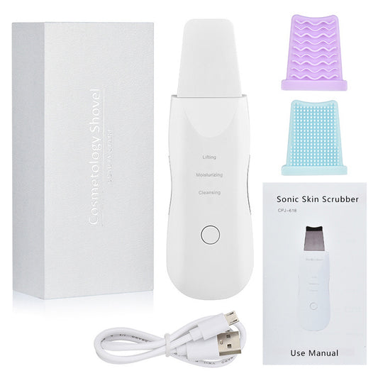 Ultrasonic Skin Scrubber – Deep Pore Cleansing & Blackhead Removal Device