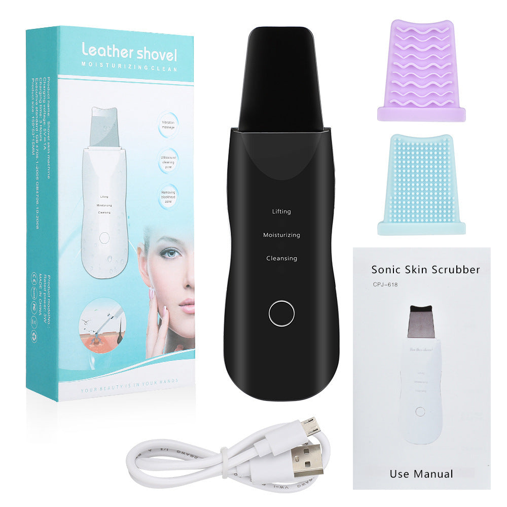 Ultrasonic Skin Scrubber – Deep Pore Cleansing & Blackhead Removal Device