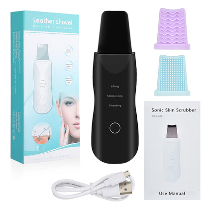 Ultrasonic Skin Scrubber – Deep Pore Cleansing & Blackhead Removal Device